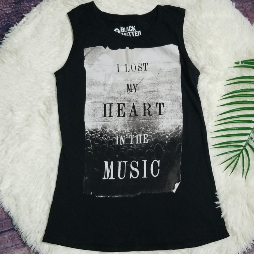 Black Matter Muscle Top